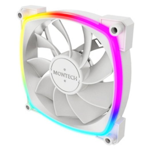 Refrigeración Aire Montech RX120 PWM 120 mm Blanco LED RGB direccionable