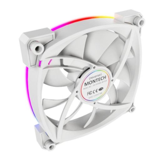 Refrigeración Aire Montech RX120 PWM 120 mm Blanco LED RGB direccionable