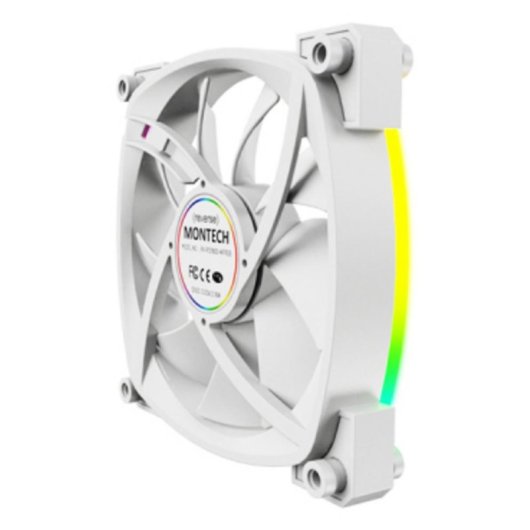 Refrigeración Aire Montech RX120 PWM 120 mm Blanco LED RGB direccionable