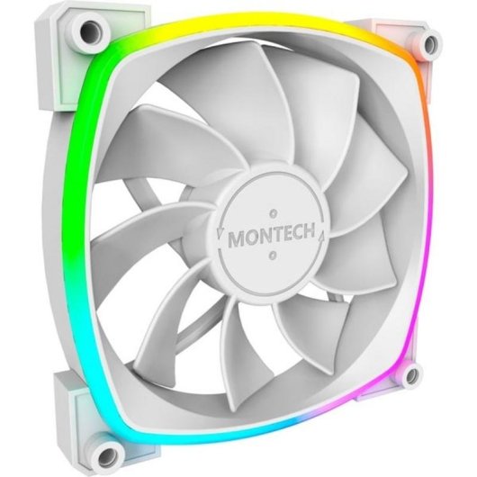 Refrigeración Aire Montech RX120 PWM 120 mm Blanco LED RGB direccionable