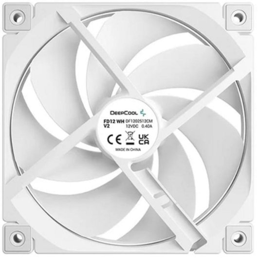 Kühlung Luft DeepCool 12 cm FD12 WH V2 Weiß PWM