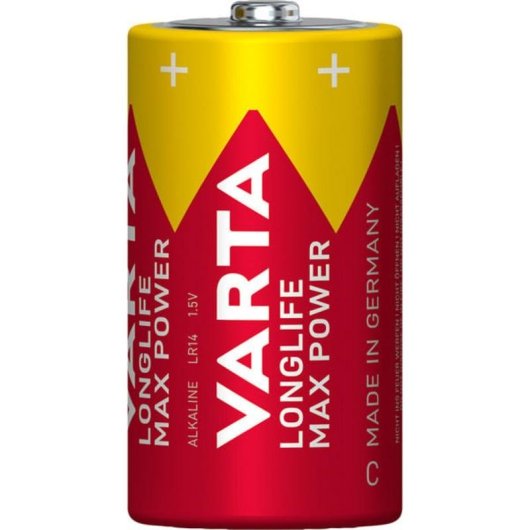 Pila VARTA Longlife Max Power LR14 Alcalino 1,5 V 2 unidades