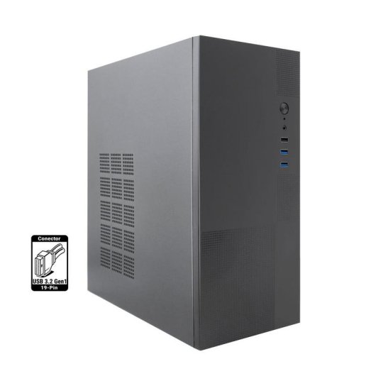Caja PC CoolBox M440 Micro ATX con Fuente 500W 80+ Bronce