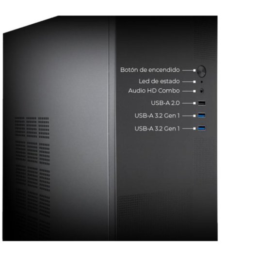 Caja PC CoolBox M440 Micro ATX con Fuente 500W 80+ Bronce
