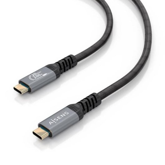 Câble Aisens USB-C 3.2 Gen2x2 20Gbps 8K@30Hz 100W 3m