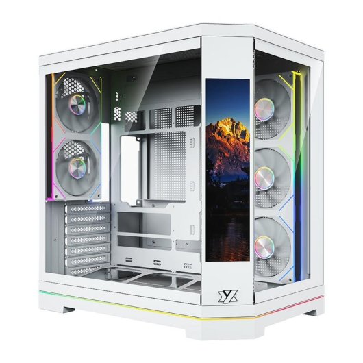 Caixa PC XYZ NEUTRON X PRO Torre Midi Ecrã 9.1" Branco BTF
