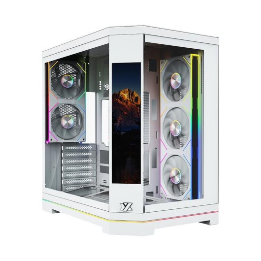 Caixa PC XYZ NEUTRON X PRO Torre Midi Ecrã 9.1" Branco BTF