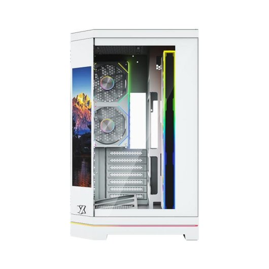 Caixa PC XYZ NEUTRON X PRO Torre Midi Ecrã 9.1" Branco BTF