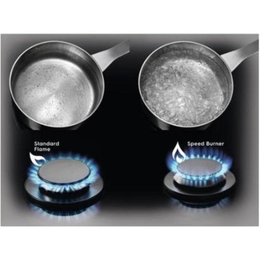 Encimera de gas Electrolux EGS6436RK 4 zonas Wok