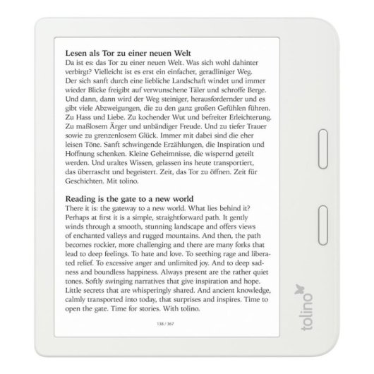 Libro Electrónico Tolino Vision Color WiFi 7" 32 GB Blanco