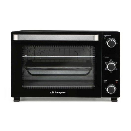 Horno Sobremesa Orbegozo HOT 220 22L 45cm Grill Convección Clase G Negro