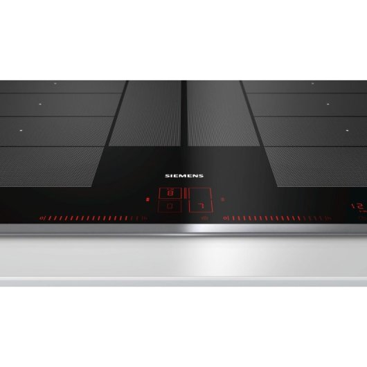 Piastra a induzione Siemens EX845LYC1E 4 zone Nero Acciaio inoxidable