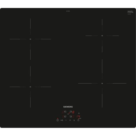Placa de Inducción Siemens iQ100 60 cm 4 Zonas Control Táctil Negro