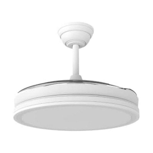 Bilke Beach Night Ventilador de Techo LED 48W Aspas Retráctiles Motor DC