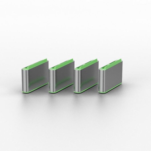 Blocca porte USB-C Lindy con chiave - 5 pezzi