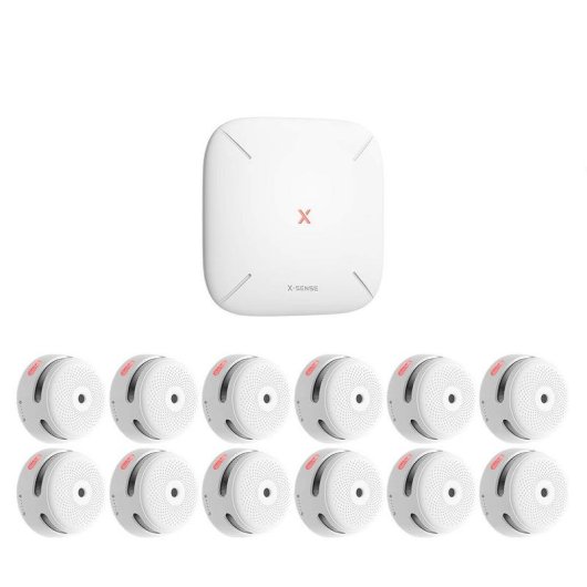 Allarme X-Sense FS121 Bianco Interno Connettività AC Batteria 50 m 100 dB