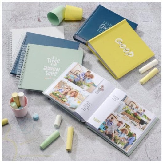Álbum de Fotos Hama Good Things Capa Dura Amarelo 10x15 200 Folhas