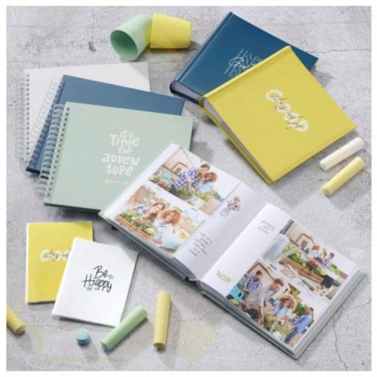 Álbum de Fotos Hama Good Things Capa Dura Amarelo 10x15 200 Folhas