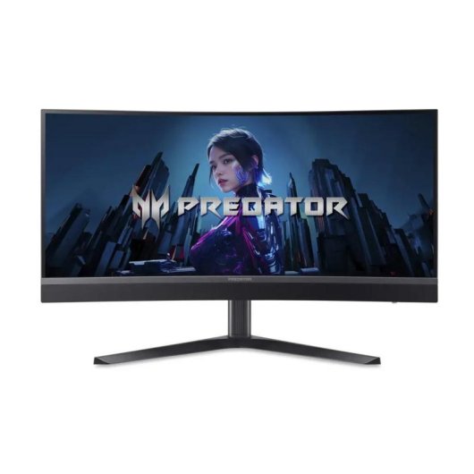 Monitor PC Acer Predator X34V3bmiiphuzx 34" UltraWide Quad HD 180Hz VA Curvo HDR1000 1ms FreeSync