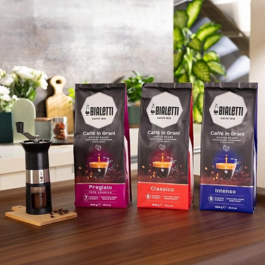 Café em grão Bialetti Intenso 1 kg Torrefação Escura