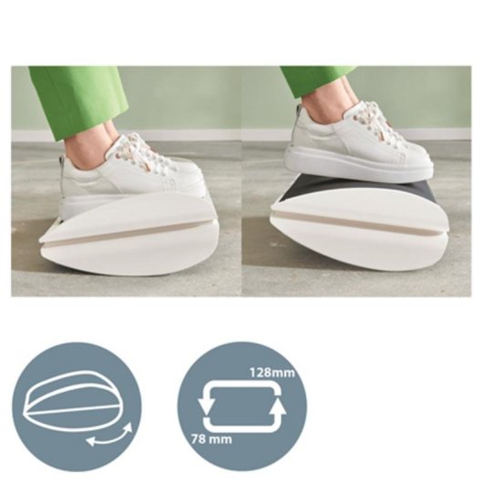 Ergonomische Fußstütze Leitz Ergo Schwingbar Verstellbar Grau