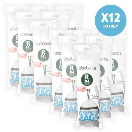 Bolsa para basura Brabantia PerfectFit 36 L 10 unidades