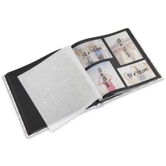 Album Foto Hama Fine Art Jumbo 30x30 cm per 400 Foto Grigio