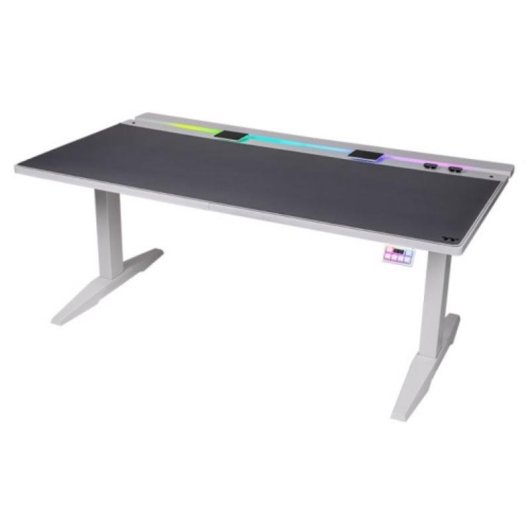 Mesa gaming Thermaltake 160 cm tablero partículas LED RGB ajustable