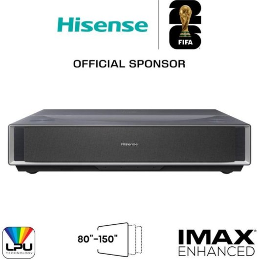 Proiettore Hisense PT1SE 4K UHD 2300 Lumen 150" Laser VIDAA Smart Ultra Corto