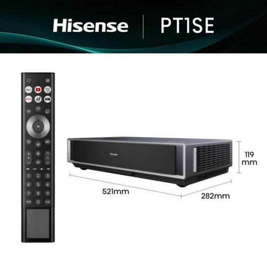 Proiettore Hisense PT1SE 4K UHD 2300 Lumen 150" Laser VIDAA Smart Ultra Corto