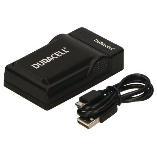 Akkuladegerät Duracell DRS5963 USB 5V Sony NP-BX1 Schwarz