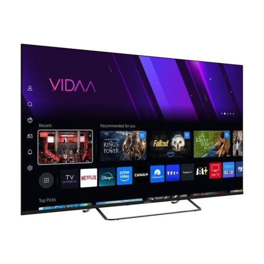 TV Smart Tech QLED 55QV02K 55" 4K UltraHD 60Hz Smart TV VIDAA HDR10 Dolby Vision