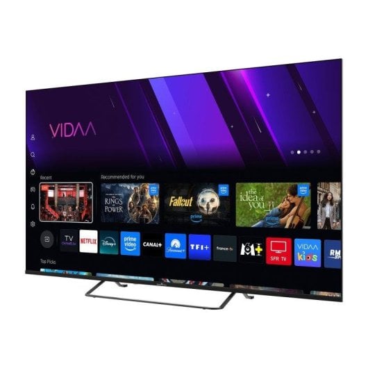 TV Smart Tech QLED 55QV02K 55" 4K UltraHD 60Hz Smart TV VIDAA HDR10 Dolby Vision
