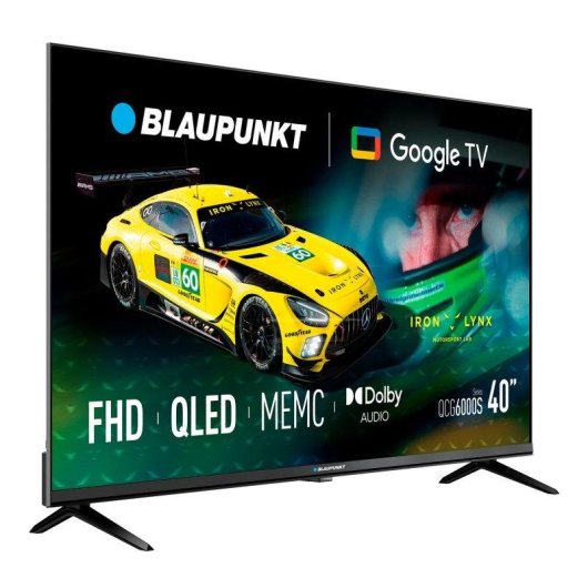 TV Blaupunkt QLED 40QCG6000S 40" Full HD 60Hz Smart TV Google TV HDR10 Dolby Audio