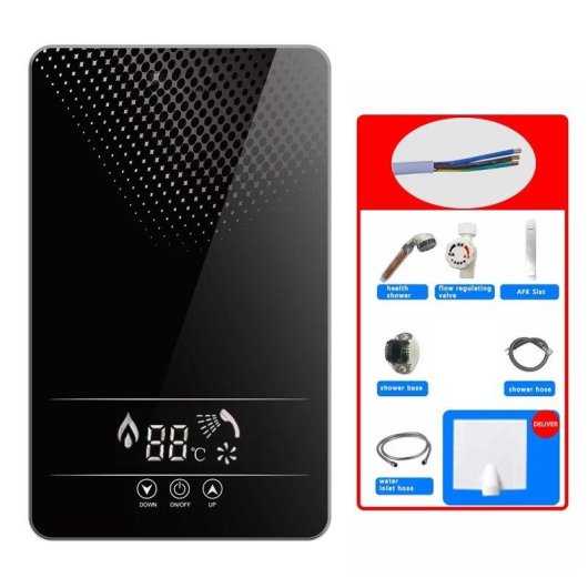 Chauffe-eau instantané Autrucker 7000W 220-240V tactile pour douche