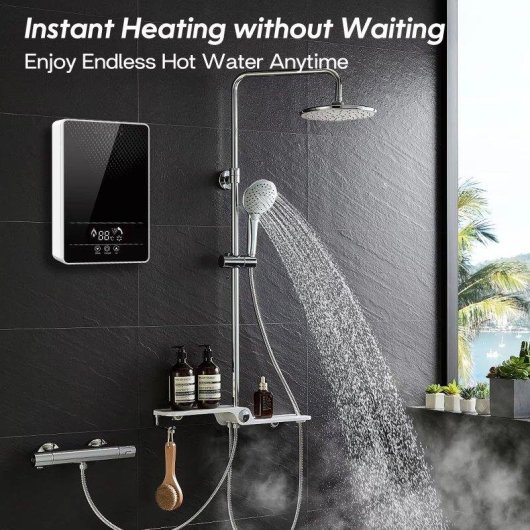Chauffe-eau instantané Autrucker 7000W 220-240V tactile pour douche