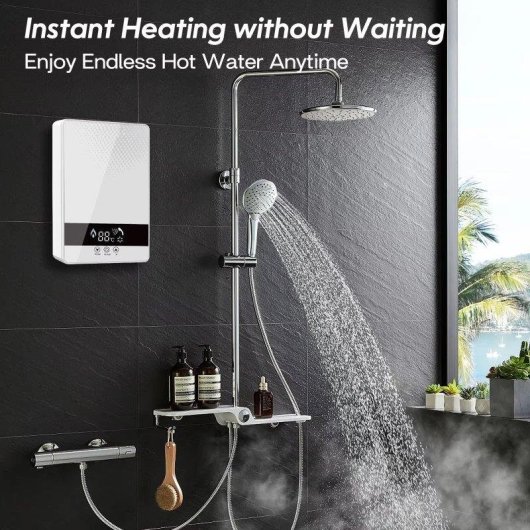 Chauffe-eau instantané Autrucker 7000W 220-240V sans réservoir tactile