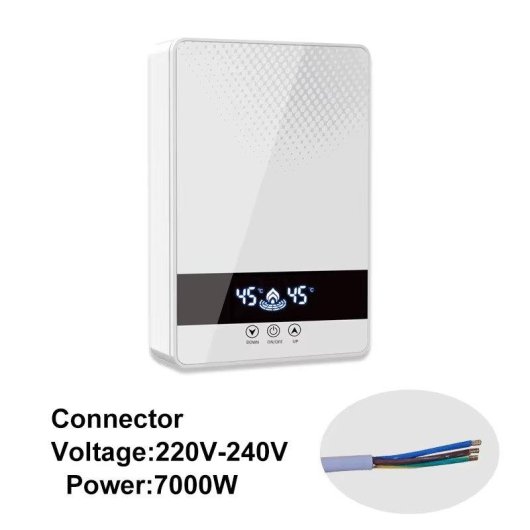 Chauffe-eau instantané Autrucker 7000W 220-240V sans réservoir tactile