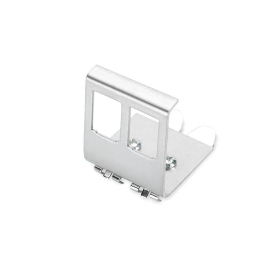 DIN-Hutschienen-Adapter Digitus AN-25185 2 Keystone-Ports Metallisch