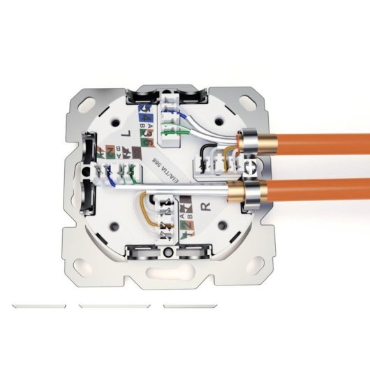 Toma de conexión de datos Digitus DN-9010/8-2 CAT 6A 2xRJ45