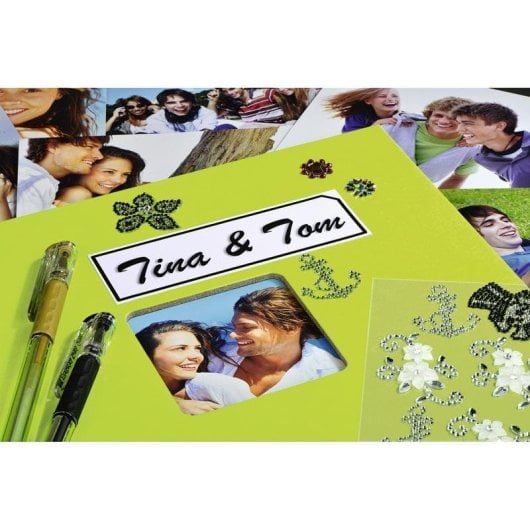 Album Fotografico Personalizzabile HAMA Fine Art Jumbo Verde 100 Pagine
