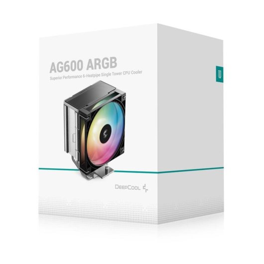 Refrigeration Air Deepcool Socket AM4 AM5 LGA 1700 120mm AG600 ARGB LED