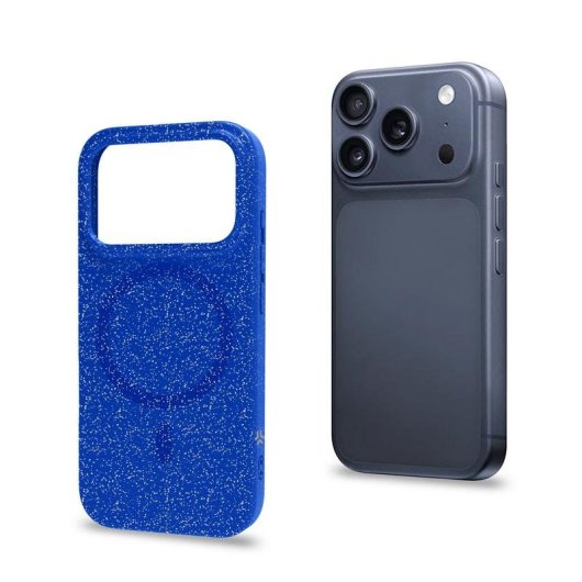 Funda para móvil Celly COLMAGGLI1151BL Cover plastica blu per iPhone 17 Pro