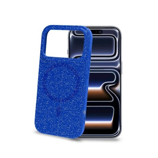 Funda para móvil Celly COLMAGGLI1151BL Cover plastica blu per iPhone 17 Pro