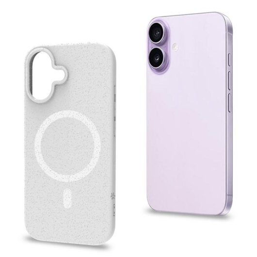 Funda para móvil Celly COLMAGGLI1150WH cover blanca compatible con iPhone 17