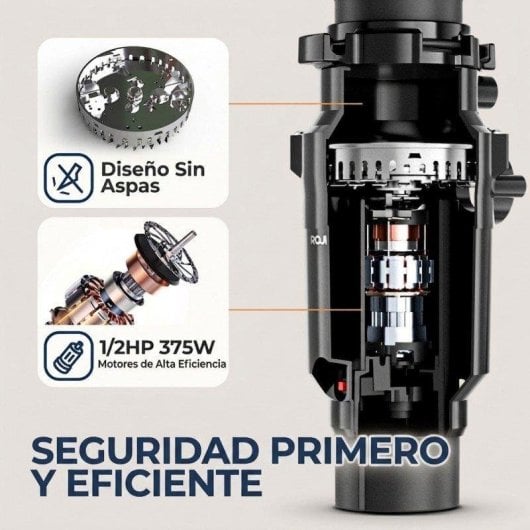 Moedor de Pia Welltin Z3 375W - Compacto e Potente