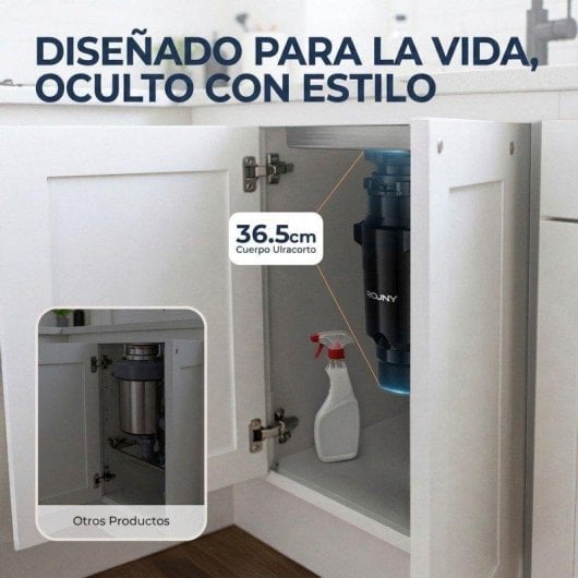 Moedor de Pia Welltin Z3 375W - Compacto e Potente
