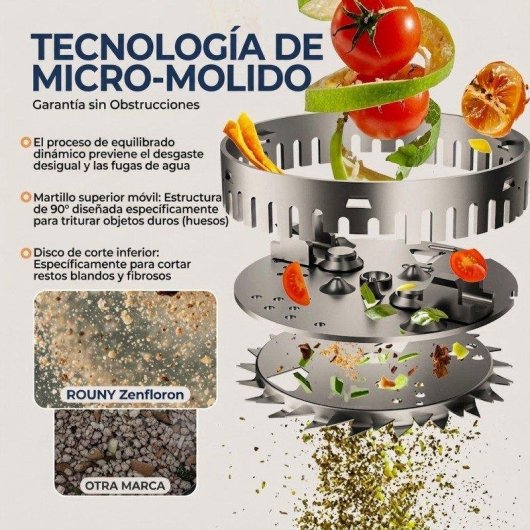 Moedor de Pia Welltin Z3 375W - Compacto e Potente