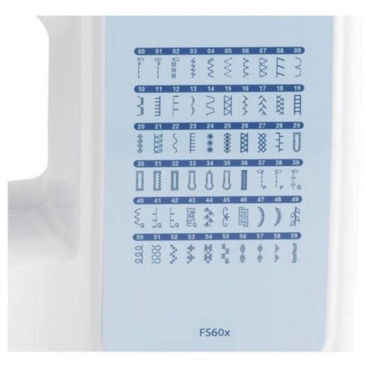 Máquina de coser Brother FS60x Blanco Automática LCD 750 puntadas por minuto
