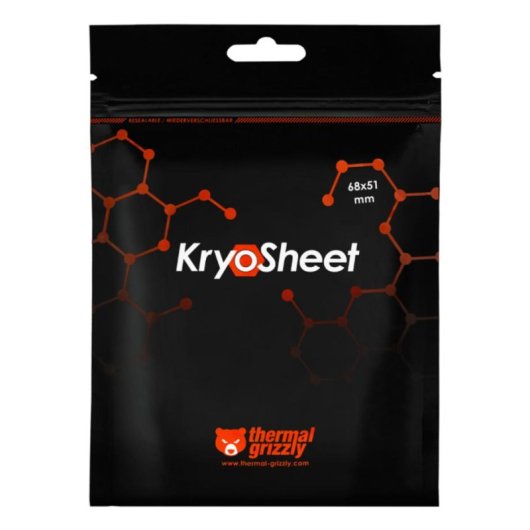 Parche Térmico Thermal Grizzly KryoSheet 68 x 51 mm
